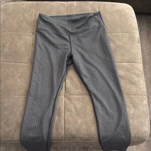 Roots Gray Herringbone Leggings